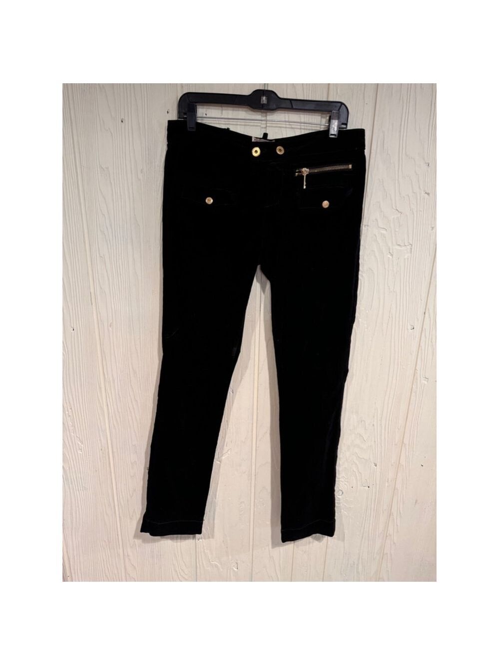 Twill Twenty Two Black Velvet Pants Size 30